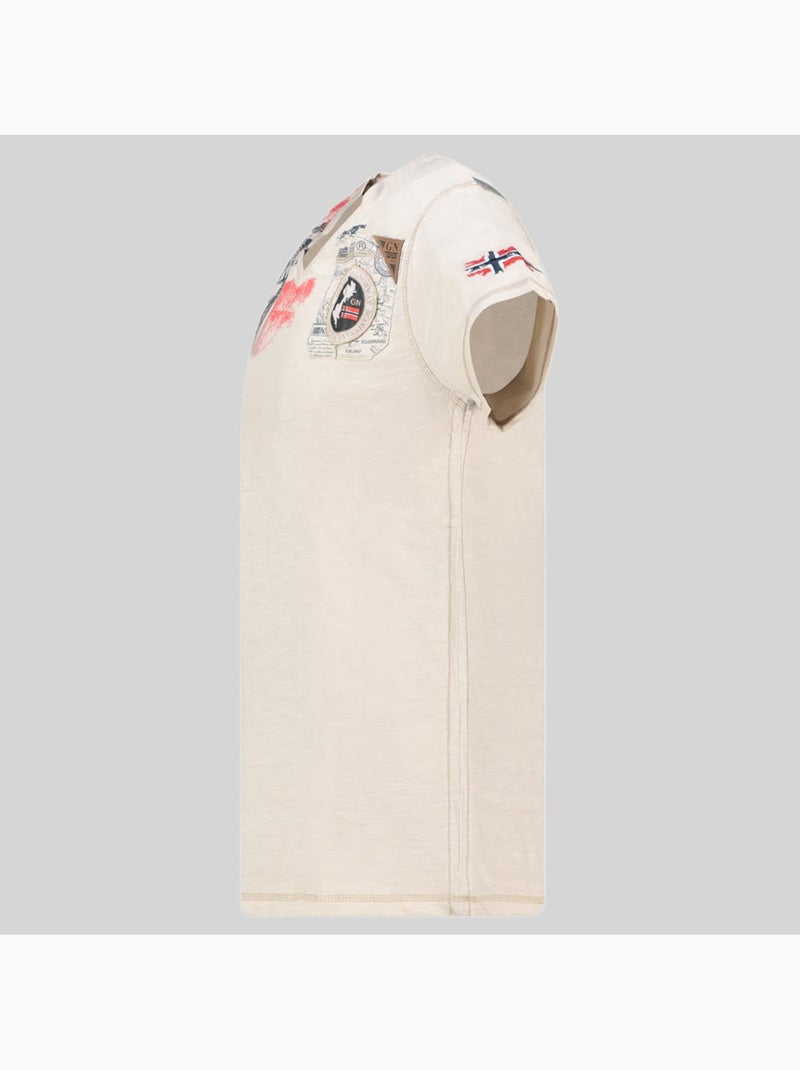 T-shirt jamo – geographical norway Beige - Kiabi