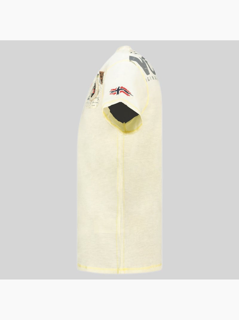 T-shirt jamo – geographical norway Jaune - Kiabi
