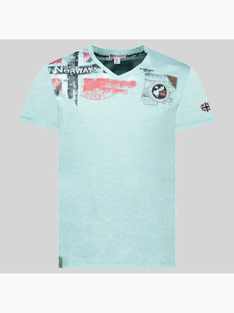 T-shirt jamo – geographical norway Menthe - Kiabi