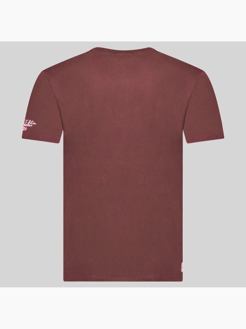 T-shirt jaramont – geographical norway Bordeaux - Kiabi