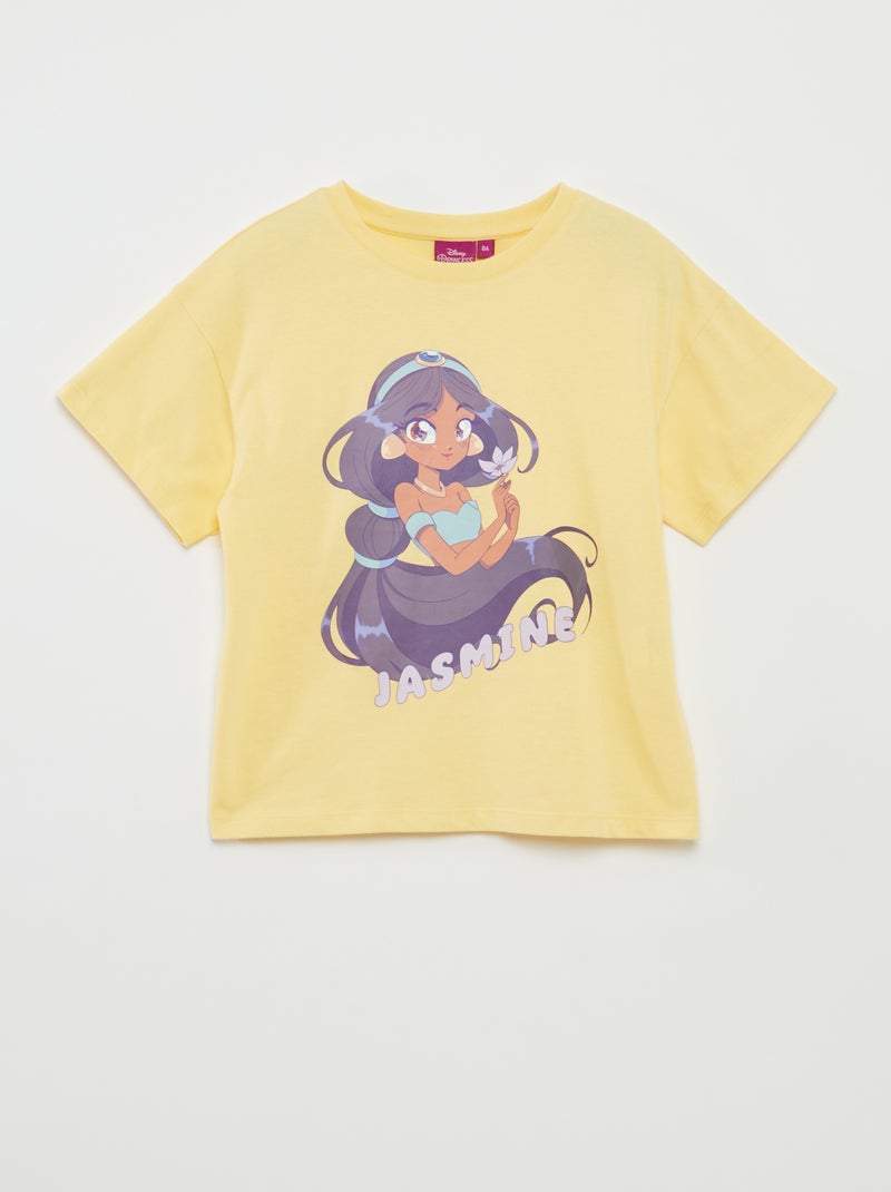 T-shirt 'Jasmine' 'Disney' JAUNE - Kiabi