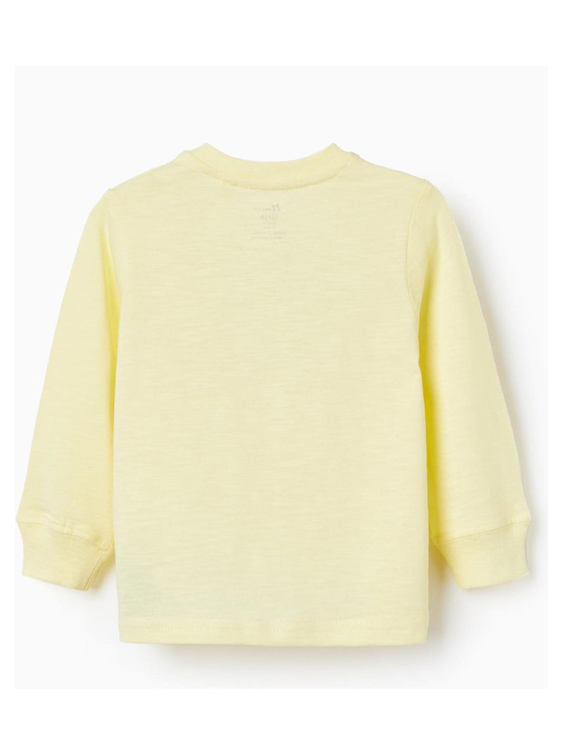 T-shirt jaune à manches longues pour bébé garçon manches longues SICILIAN DAYS Jaune clair - Kiabi