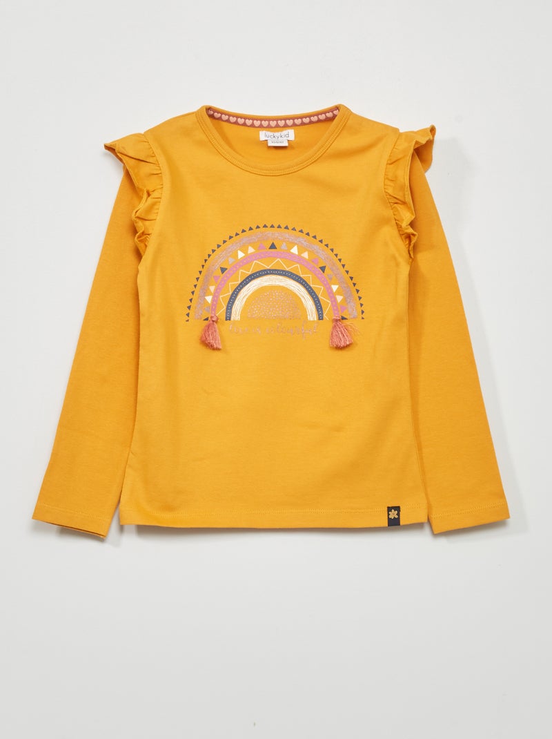 T-shirt Jaune - Kiabi