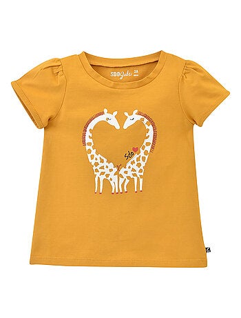 T-SHIRT JAUNE EDITH