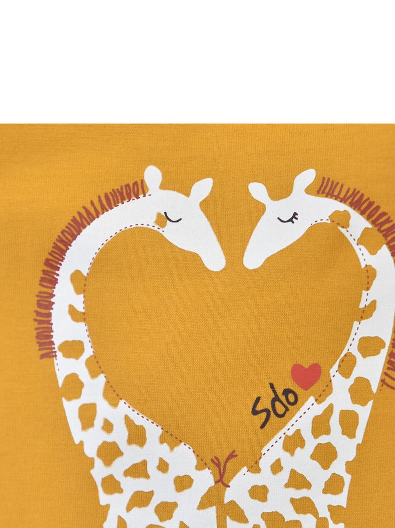 T-SHIRT JAUNE EDITH Jaune - Kiabi