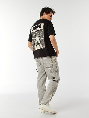 T-shirt 'Jaws' 'Les dents de la mer' manches courtes