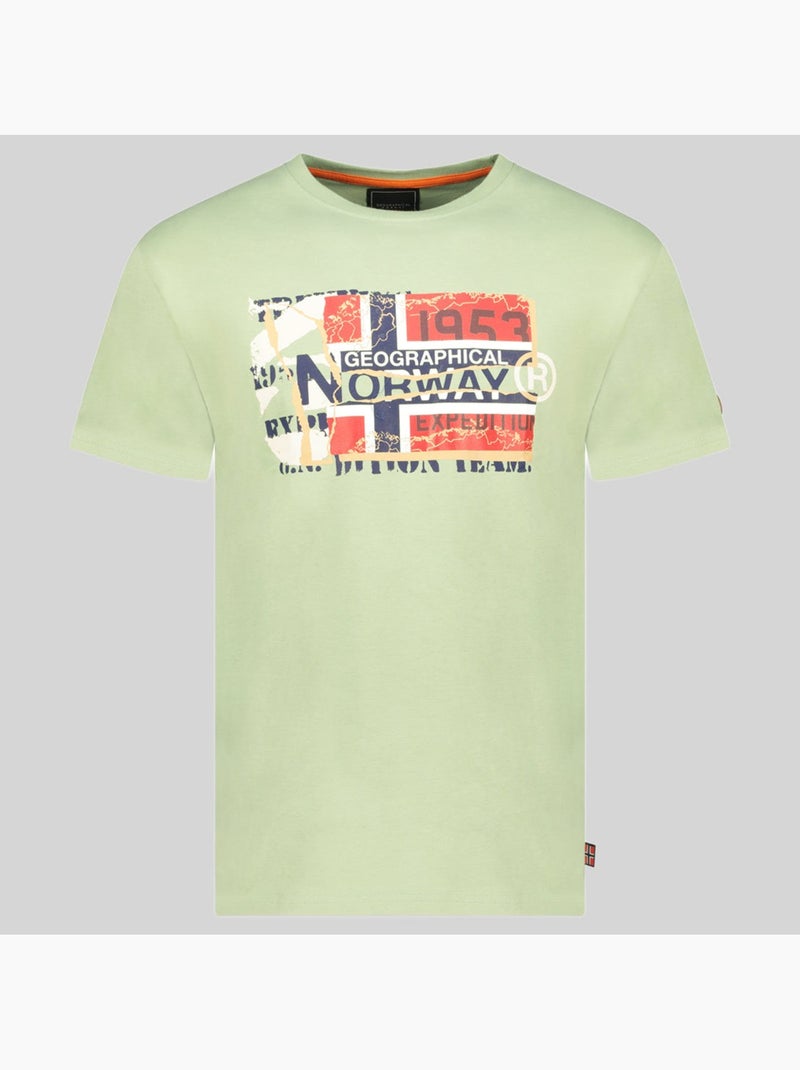 T-shirt jaytorn – geographical norway Vert pistache - Kiabi