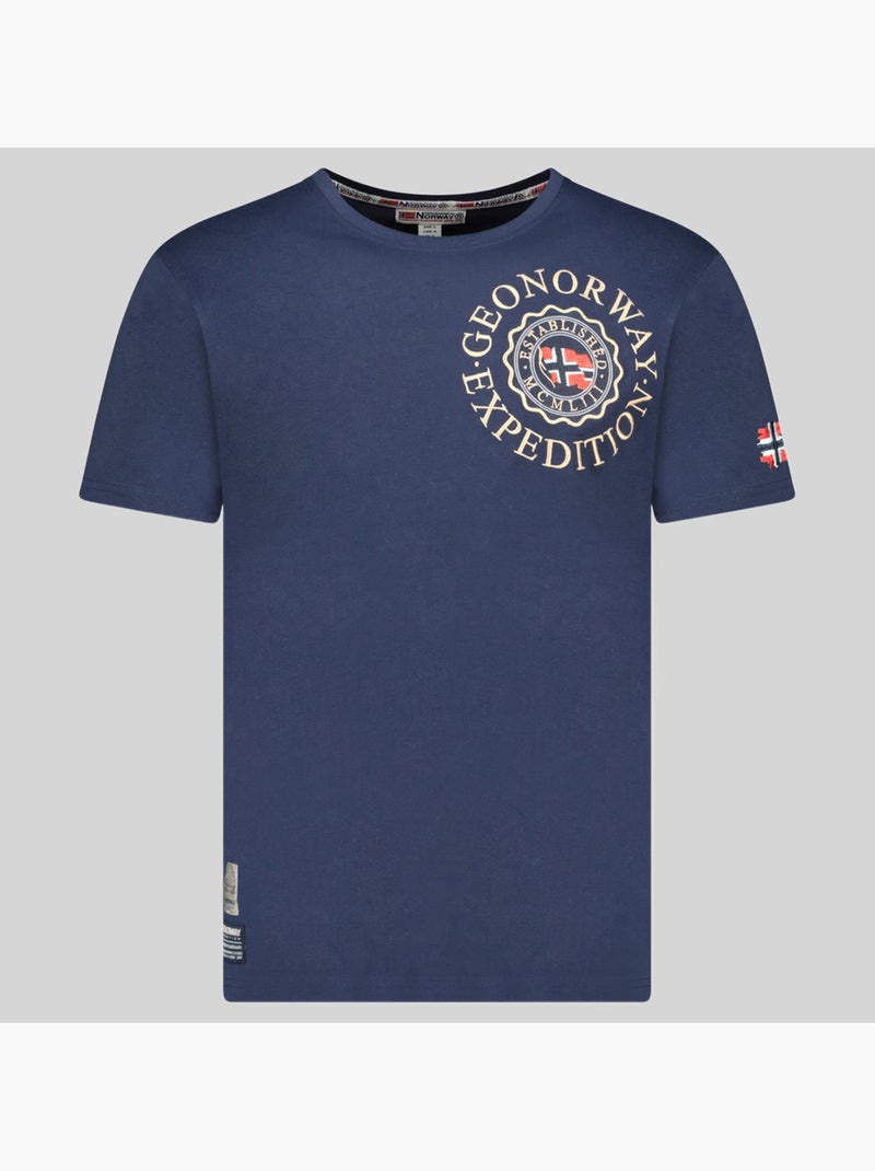 T-shirt jeganto – geographical norway Bleu marine - Kiabi