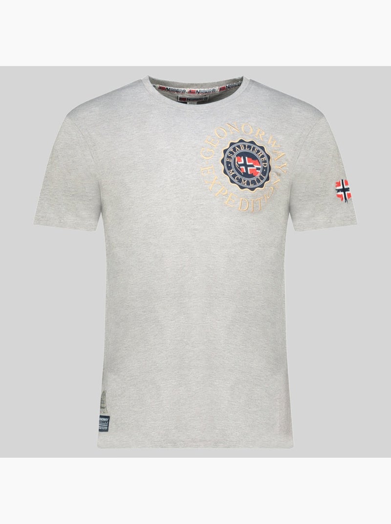 T-shirt jeganto – geographical norway Gris clair - Kiabi