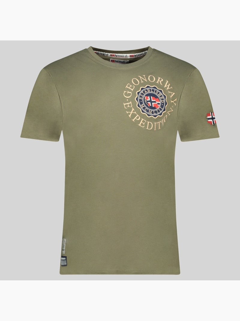 T-shirt jeganto – geographical norway Kaki - Kiabi