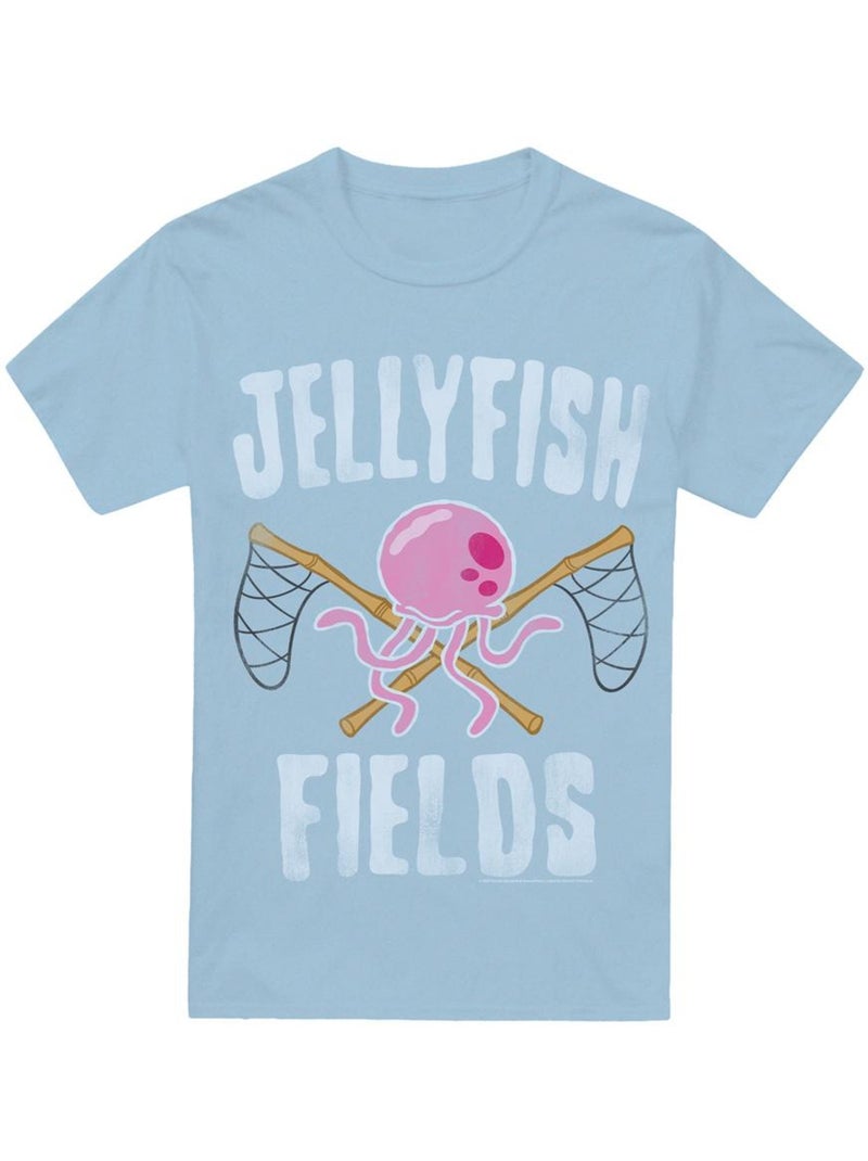T-shirt jellyfish fields - bob l'éponge Bleu clair - Kiabi
