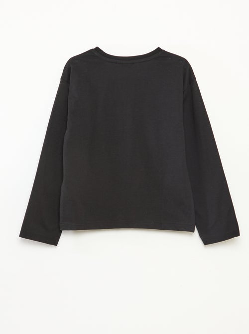 T-shirt jersey halloween 'Disney' 'Monsieur Jack' - Kiabi