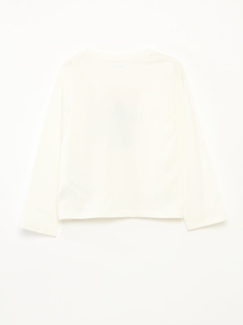 T-shirt jersey halloween 'Disney' 'Stitch' Blanc - Kiabi