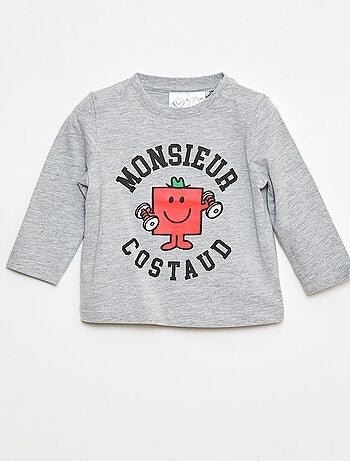 T-shirt jersey 'Monsieur Madame' en coton