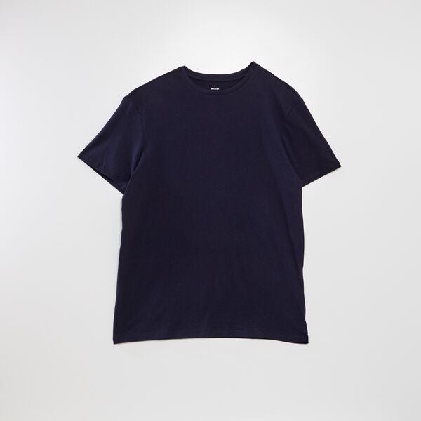 T Shirt Jersey Uni Homme Bleu Marine Kiabi 3 00