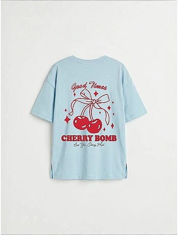 T-shirt jeune en coton et élasthanne tommy