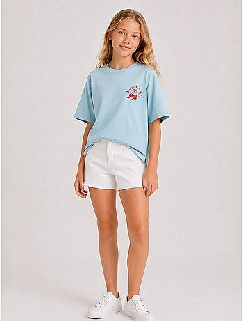 T-shirt jeune en coton et élasthanne tommy