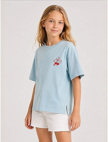T-shirt jeune en coton et élasthanne tommy