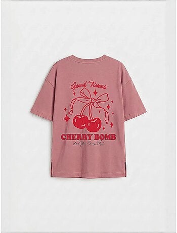 T-shirt jeune en coton et élasthanne tommy