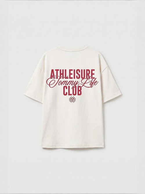 T-shirt jeunesse en coton et élasthanne tommy - Kiabi T-shirt jeunesse en coton et élasthanne tommy - Kiabi