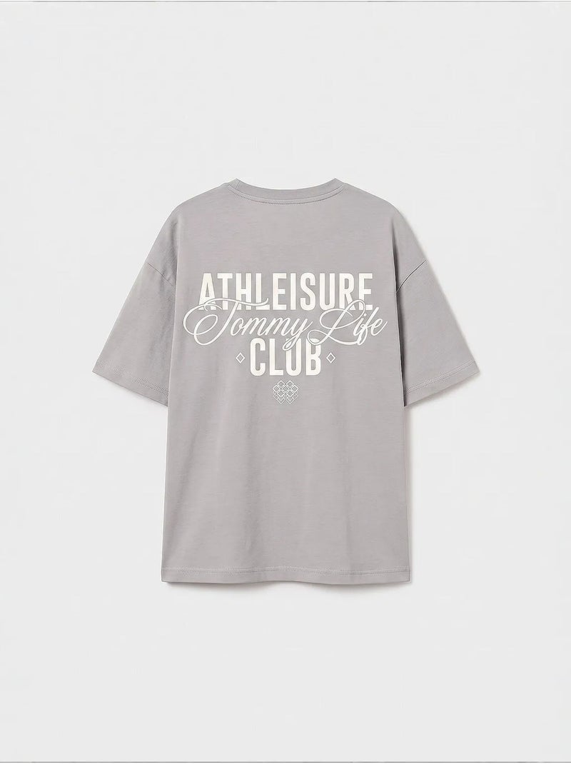T-shirt jeunesse en coton et élasthanne tommy Gris clair - Kiabi