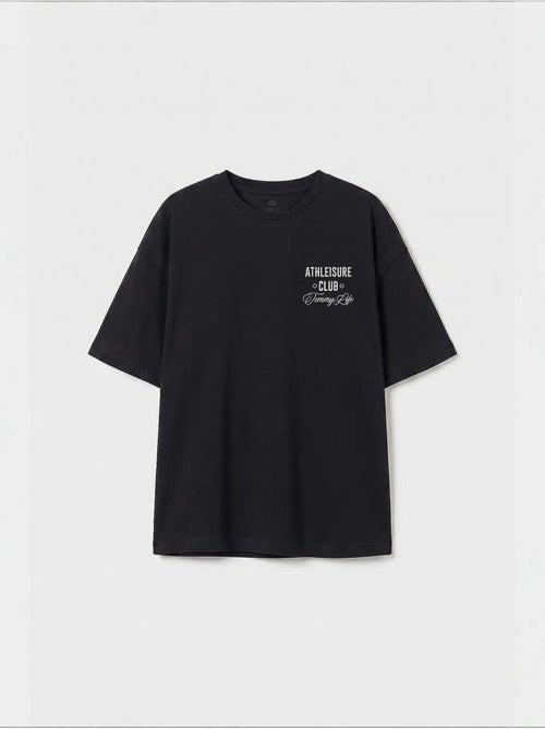 T-shirt jeunesse en coton et élasthanne tommy - Kiabi T-shirt jeunesse en coton et élasthanne tommy - Kiabi
