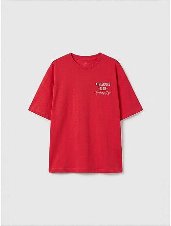 T-shirt jeunesse en coton et élasthanne tommy