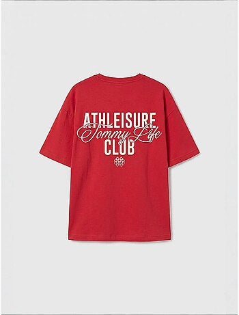 T-shirt jeunesse en coton et élasthanne tommy