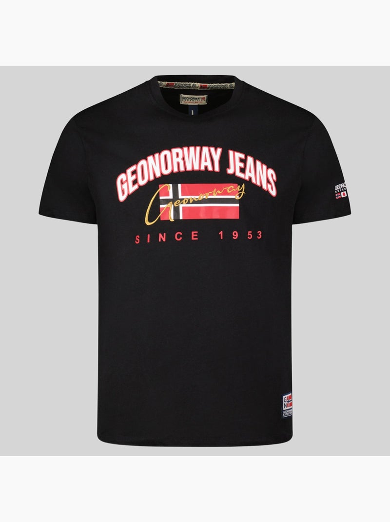 T-shirt jhagen – geographical norway Noir - Kiabi