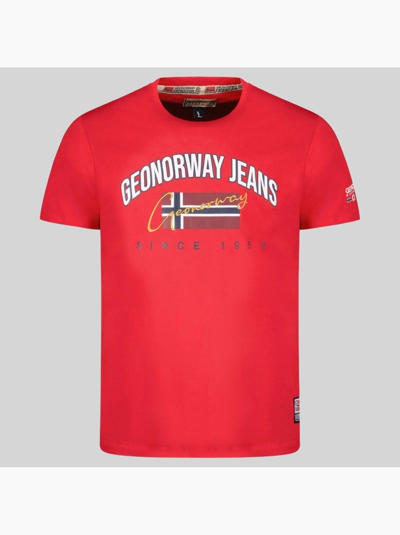 T-shirt jhagen – geographical norway Rouge - Kiabi