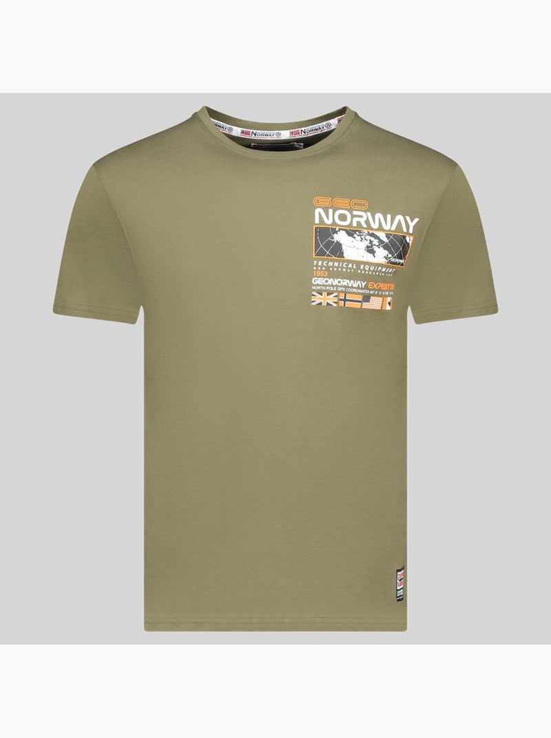 T-shirt jholme – geographical norway Kaki - Kiabi