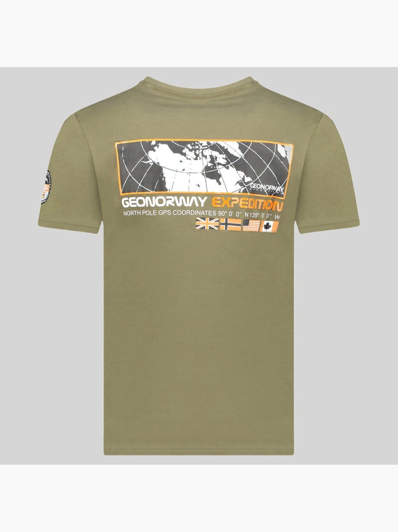 T-shirt jholme – geographical norway Kaki - Kiabi