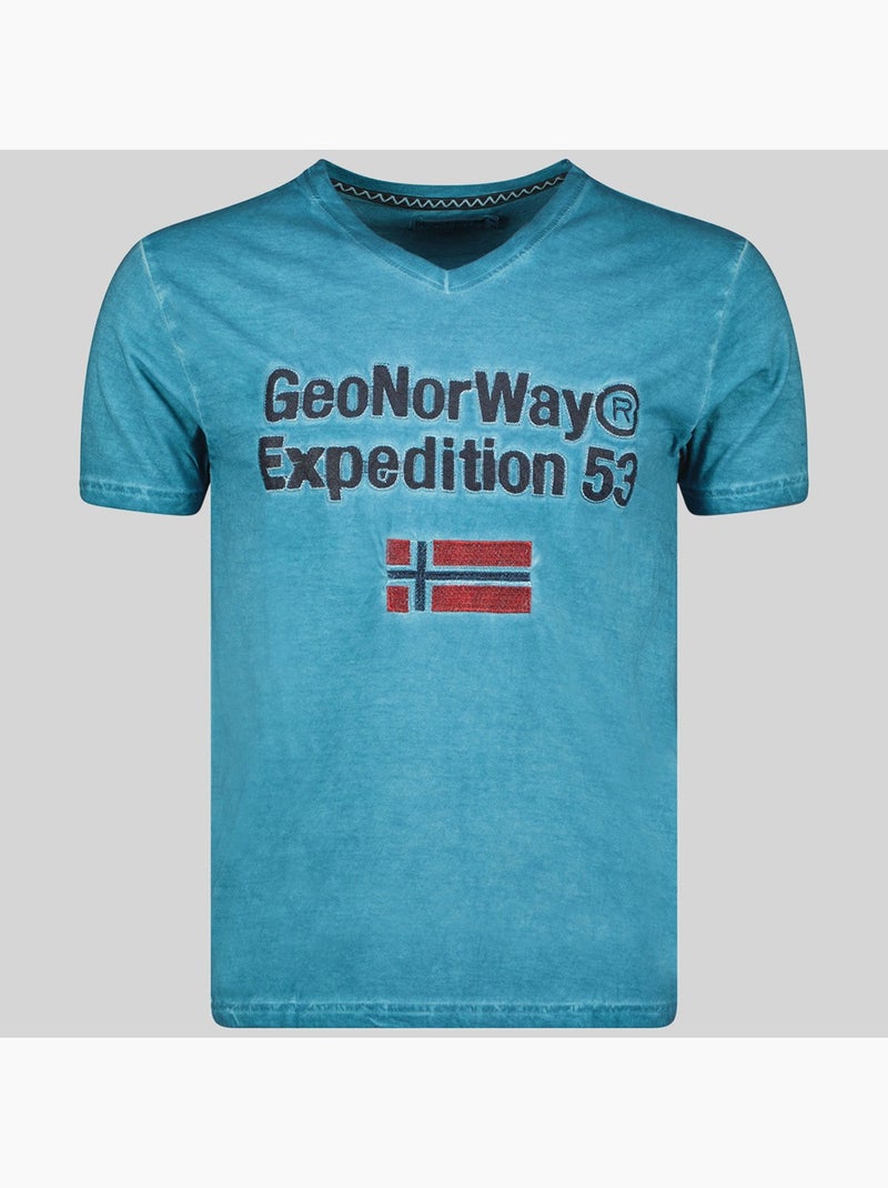 T-shirt jimdo – geographical norway Bleu - Kiabi