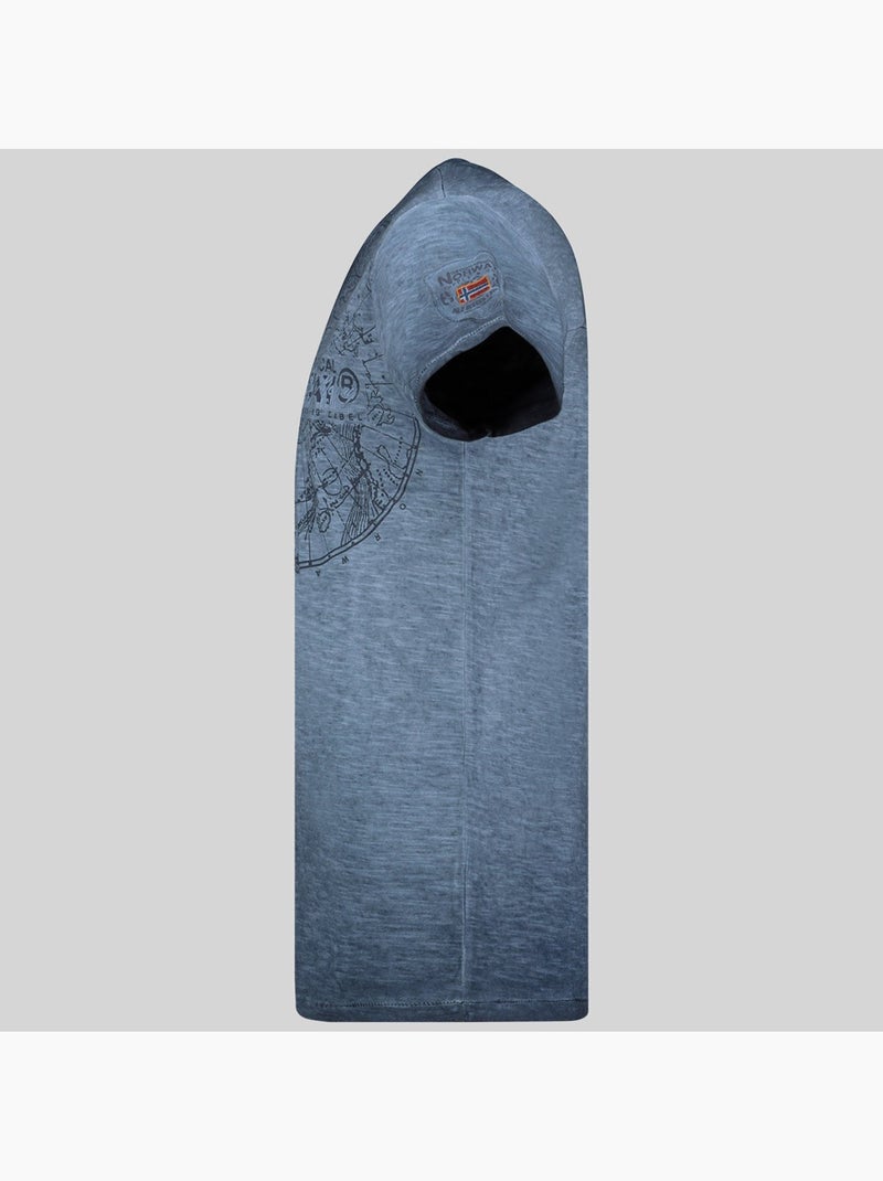 T-shirt jimperable – geographical norway Bleu marine - Kiabi