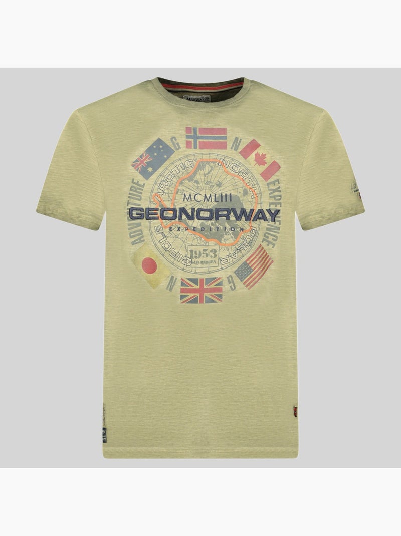 T-shirt jirkel – geographical norway Kaki - Kiabi