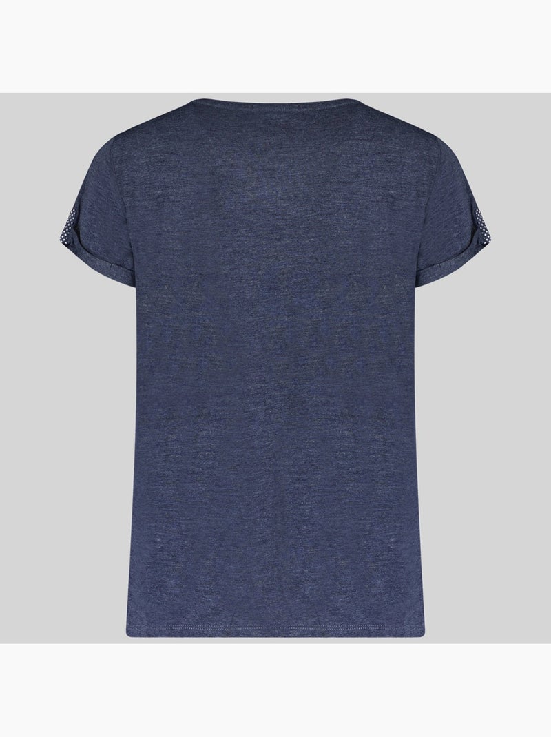 T-shirt joisette – geographical norway Bleu marine - Kiabi