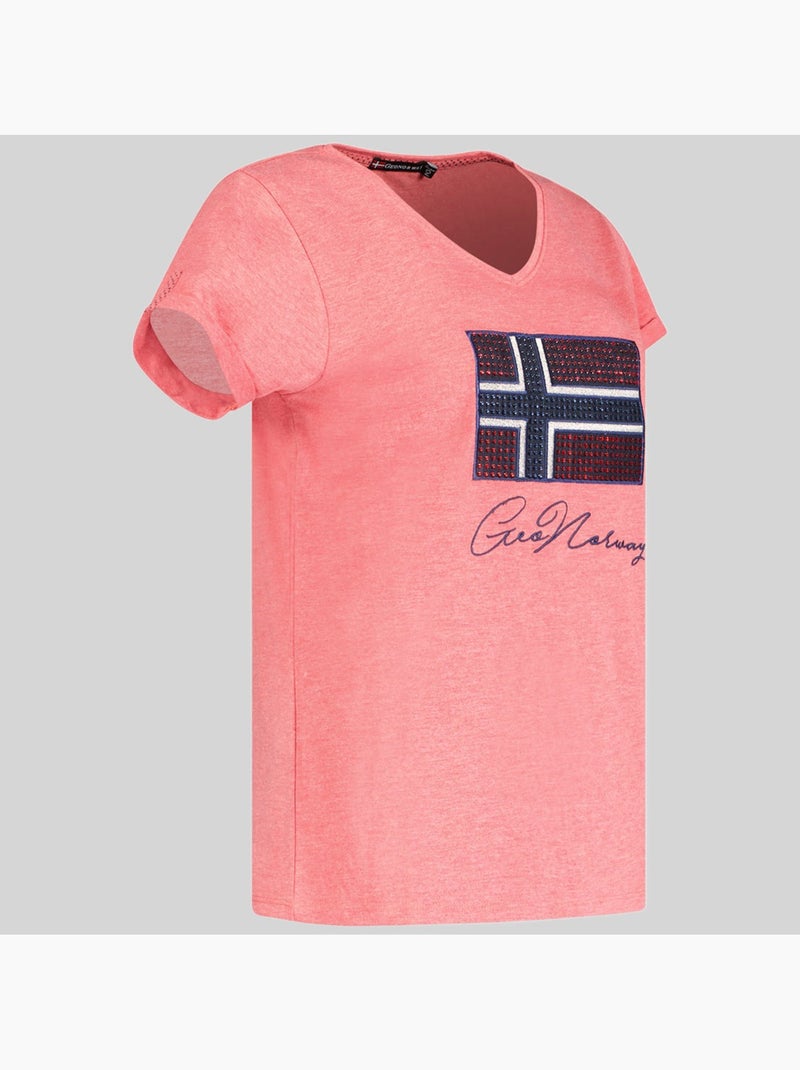 T-shirt joisette – geographical norway Rouge - Kiabi
