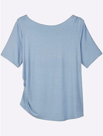 T-shirt Jolies Fronces - Taille Standard - Sheego