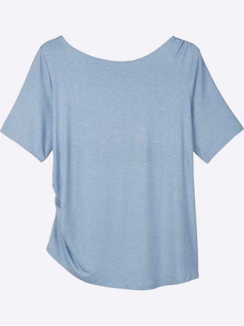 T-shirt Jolies Fronces - Taille Standard - Sheego - Kiabi