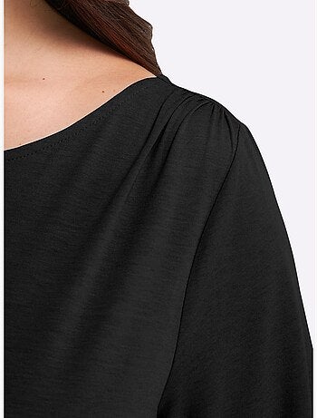 T-shirt Jolies Fronces - Taille Standard - Sheego