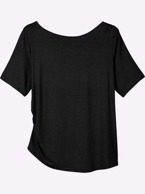 T-shirt Jolies Fronces - Taille Standard - Sheego - Kiabi