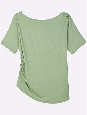 T-shirt Jolies Fronces - Taille Standard - Sheego