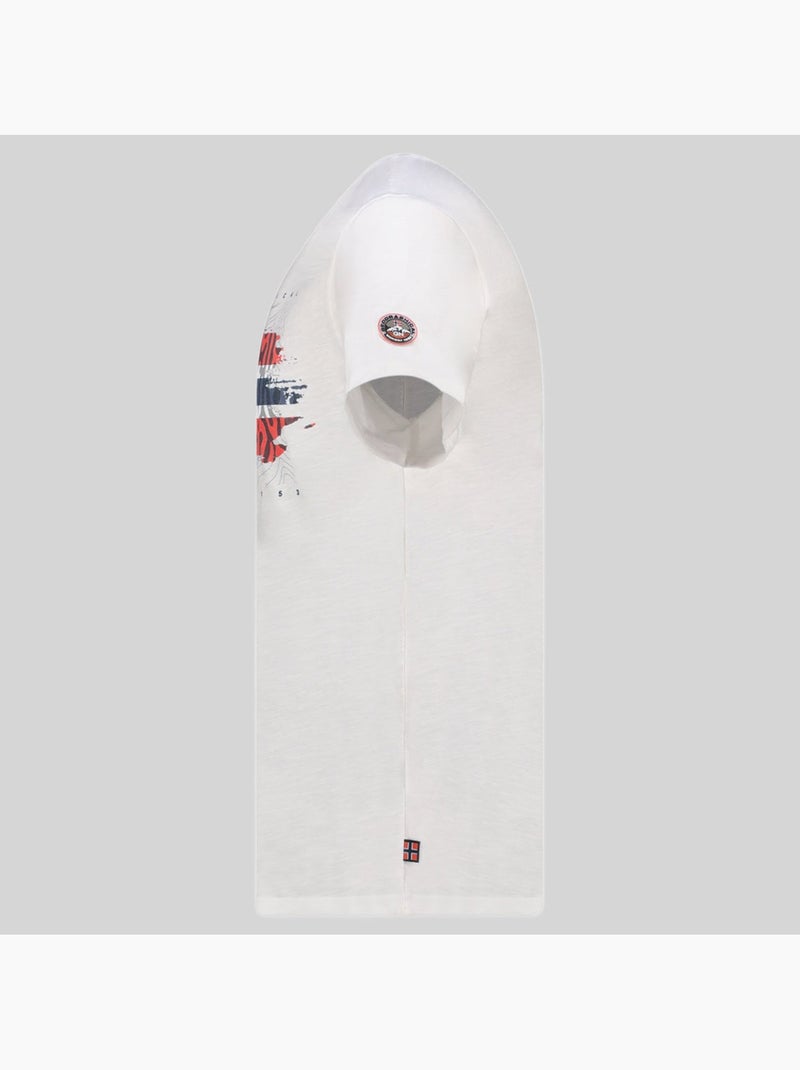 T-shirt jopograph – geographical norway Blanc - Kiabi