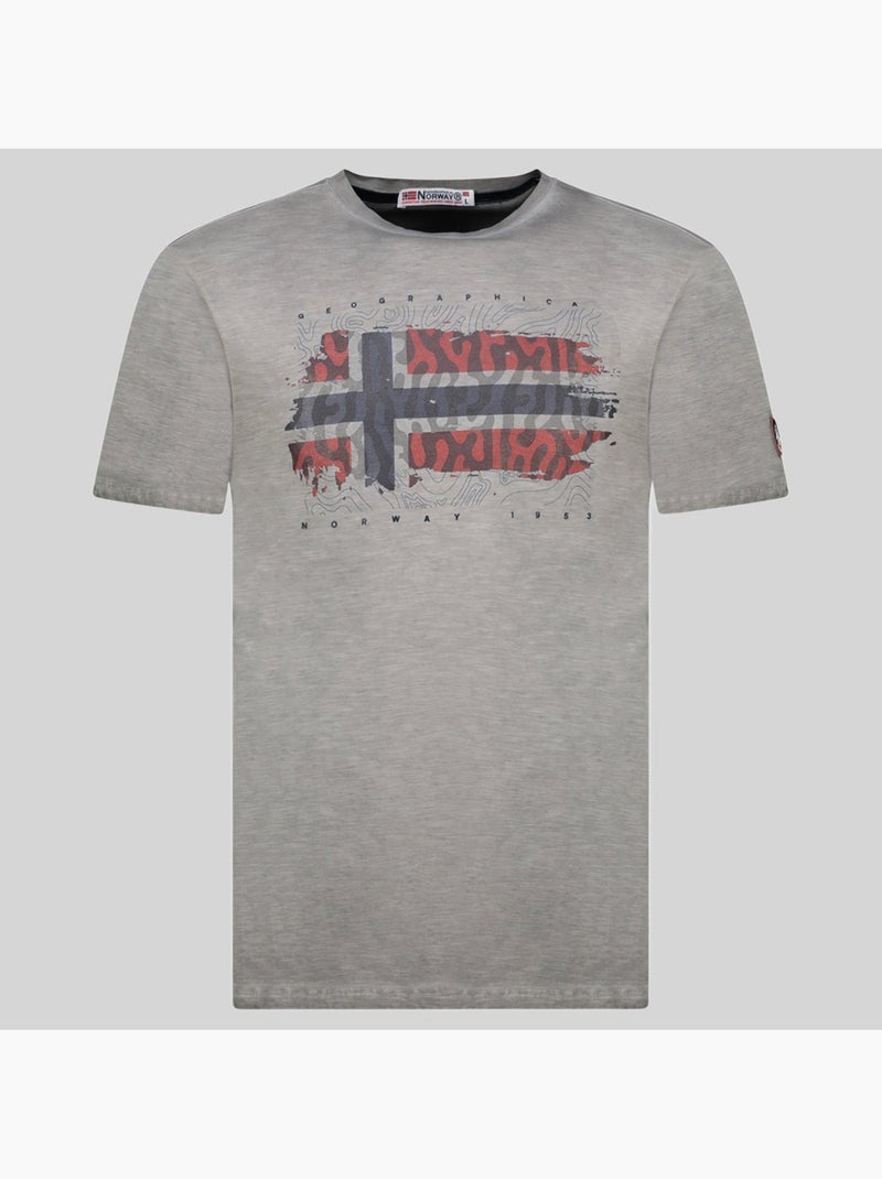 T-shirt jopograph – geographical norway Gris clair - Kiabi
