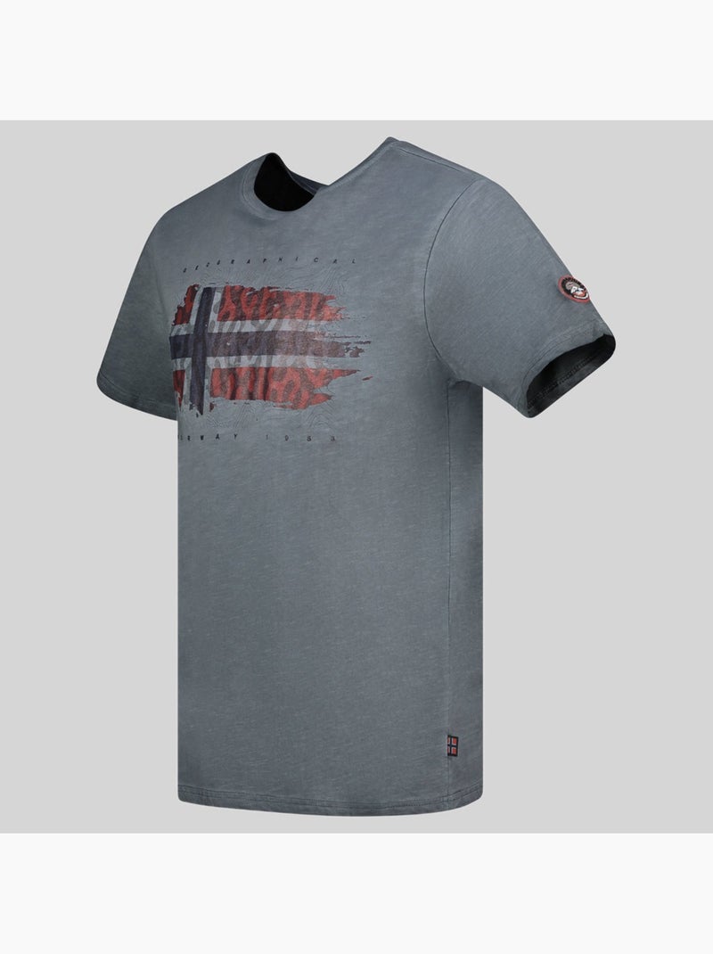 T-shirt jopograph – geographical norway Gris foncé - Kiabi