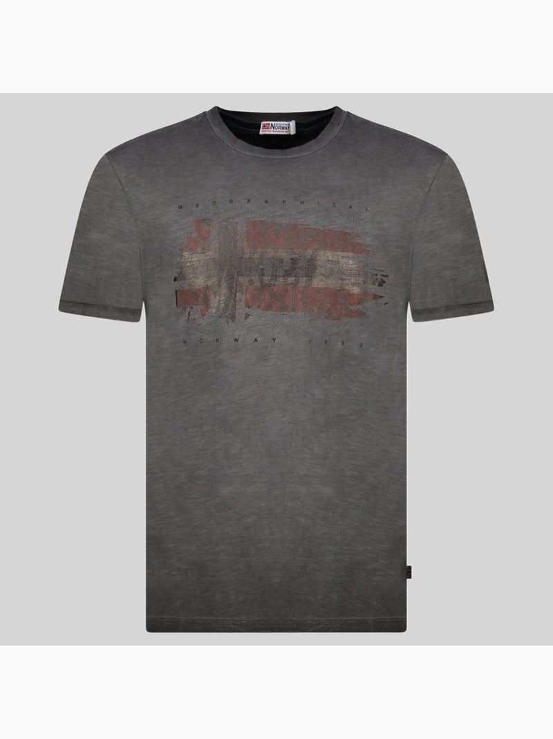T-shirt jopograph – geographical norway Noir - Kiabi