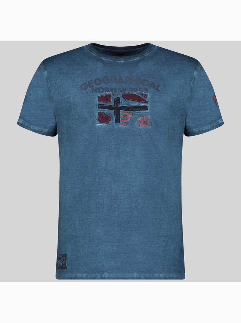 T-shirt jotz – geographical norway Bleu - Kiabi