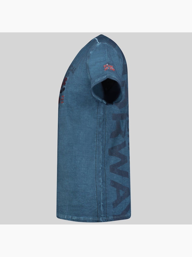 T-shirt jotz – geographical norway Bleu - Kiabi