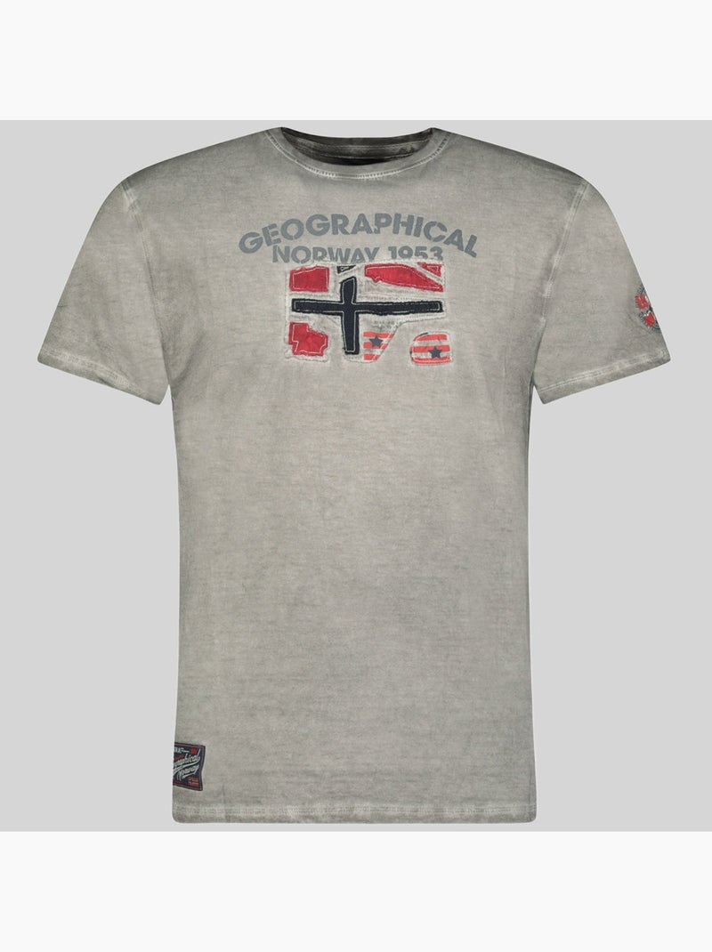 T-shirt jotz – geographical norway Gris clair - Kiabi