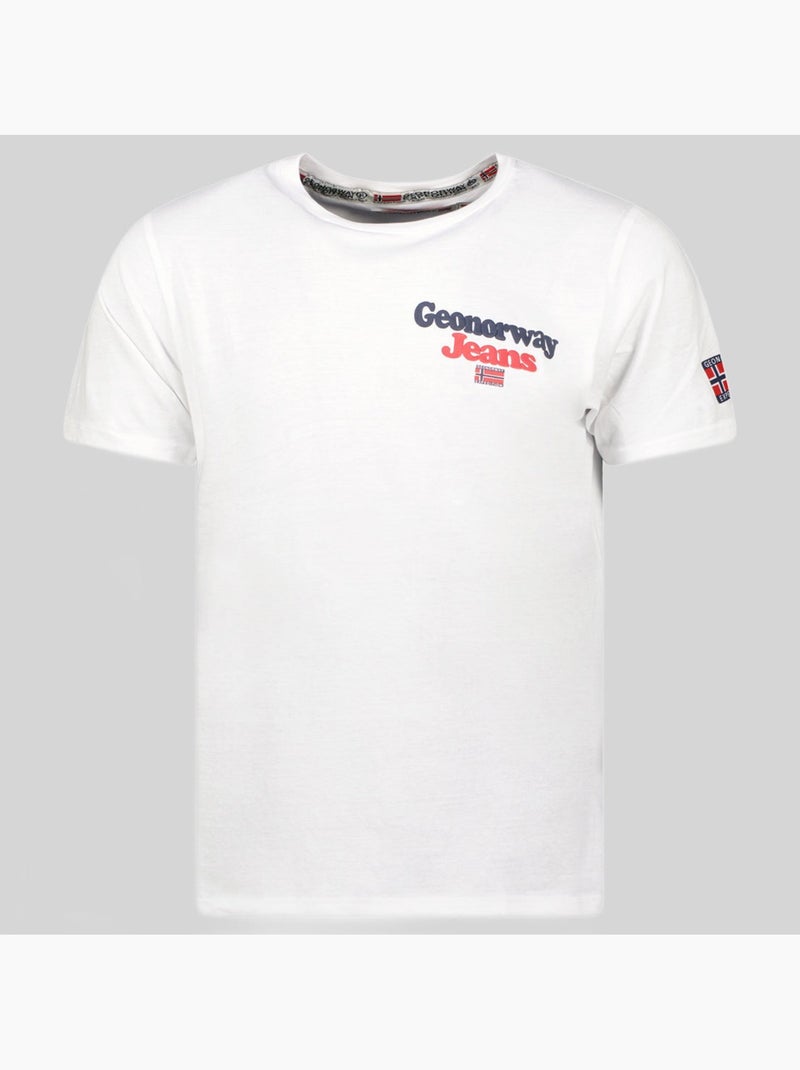 T-shirt joupper – geographical norway Blanc - Kiabi